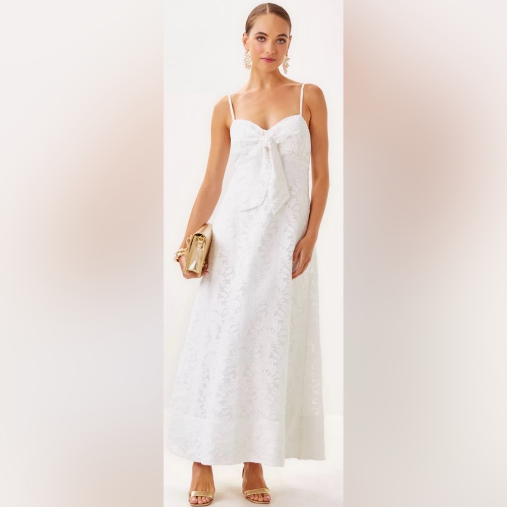 Lilly Pulitzer Sarahlynne Elegant White Maxi Dress